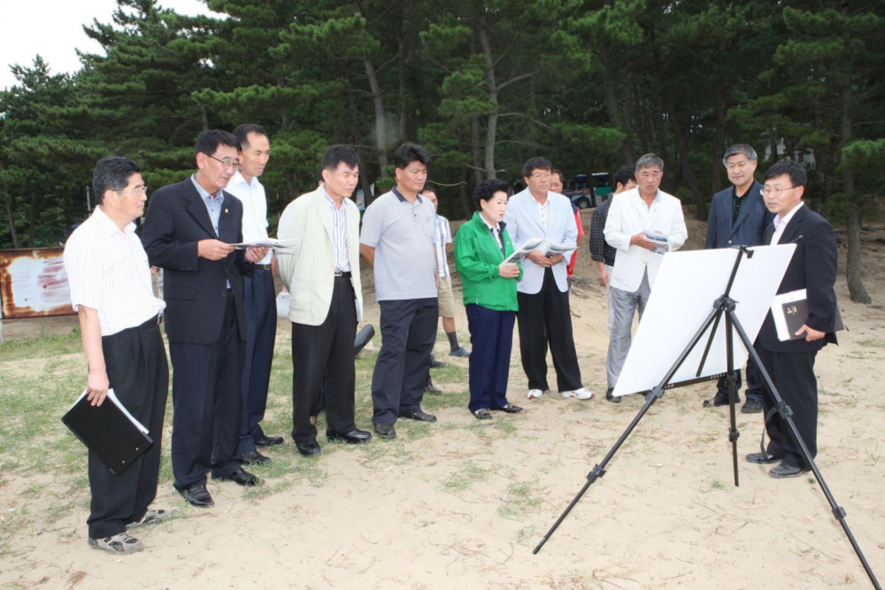 제167회태안군의회임시회(사목해수욕장독살체험장설명)