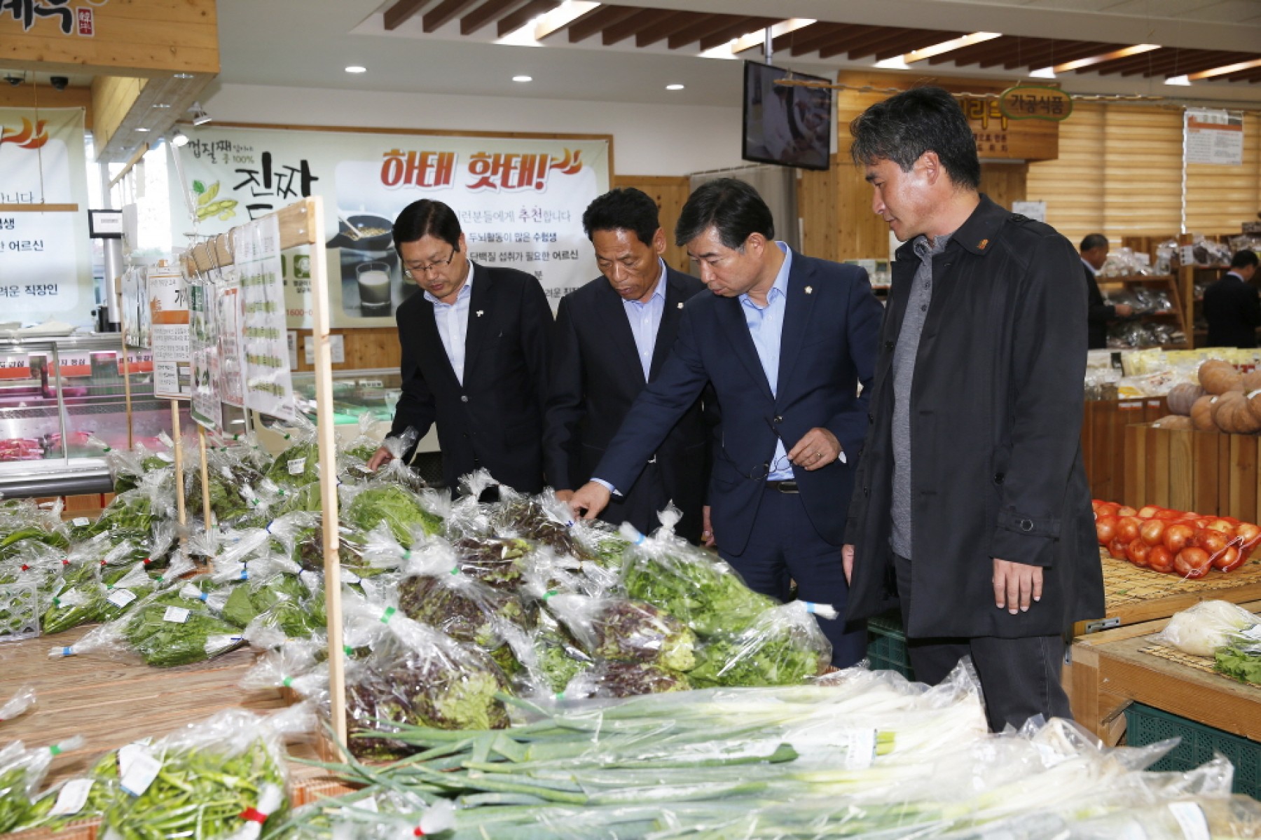 완주군 로컬푸드 직판장 방문