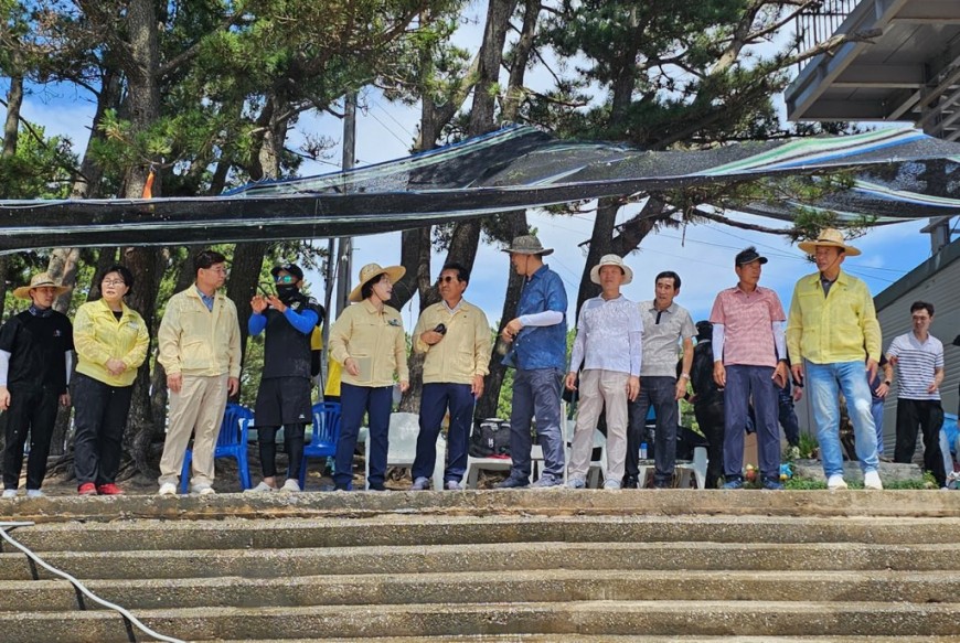 태안군의회, 해수욕장 안전점검 및 유관기관 격려방문
